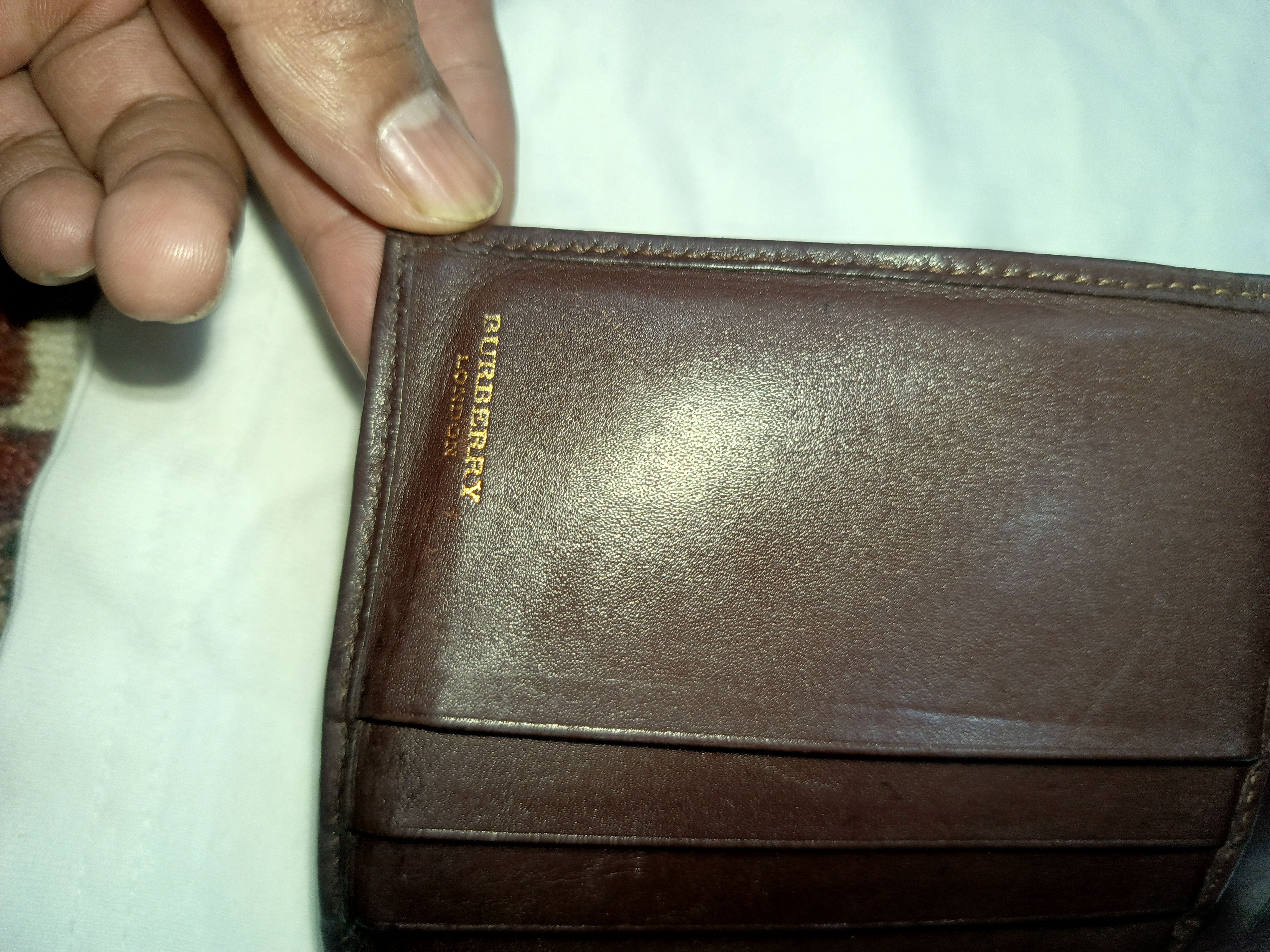 Burberry Burberry Buckle Haymarket Wallet Unisex Size ONE SIZE - 7 Thumbnail