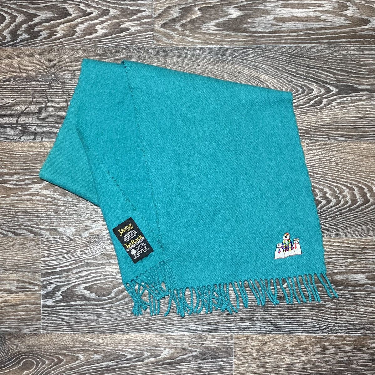 Johnstons Of Elgin Vintage JOHNSTONS OF ELGIN Tie Rack Company Wool Scarf Size ONE SIZE - 1 Thumbnail