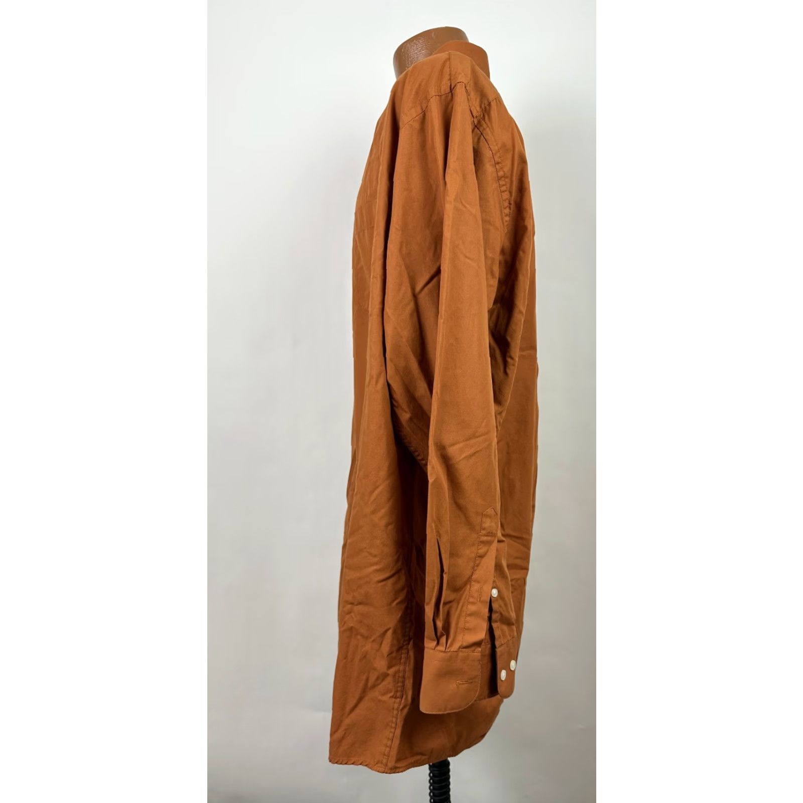 Alexander Julian Vintage Alexander Julian Shirt Men 90s Burnt Orange Button Up XXL TALL Minimal Size US XXL / EU 58 / 5 - 5 Thumbnail