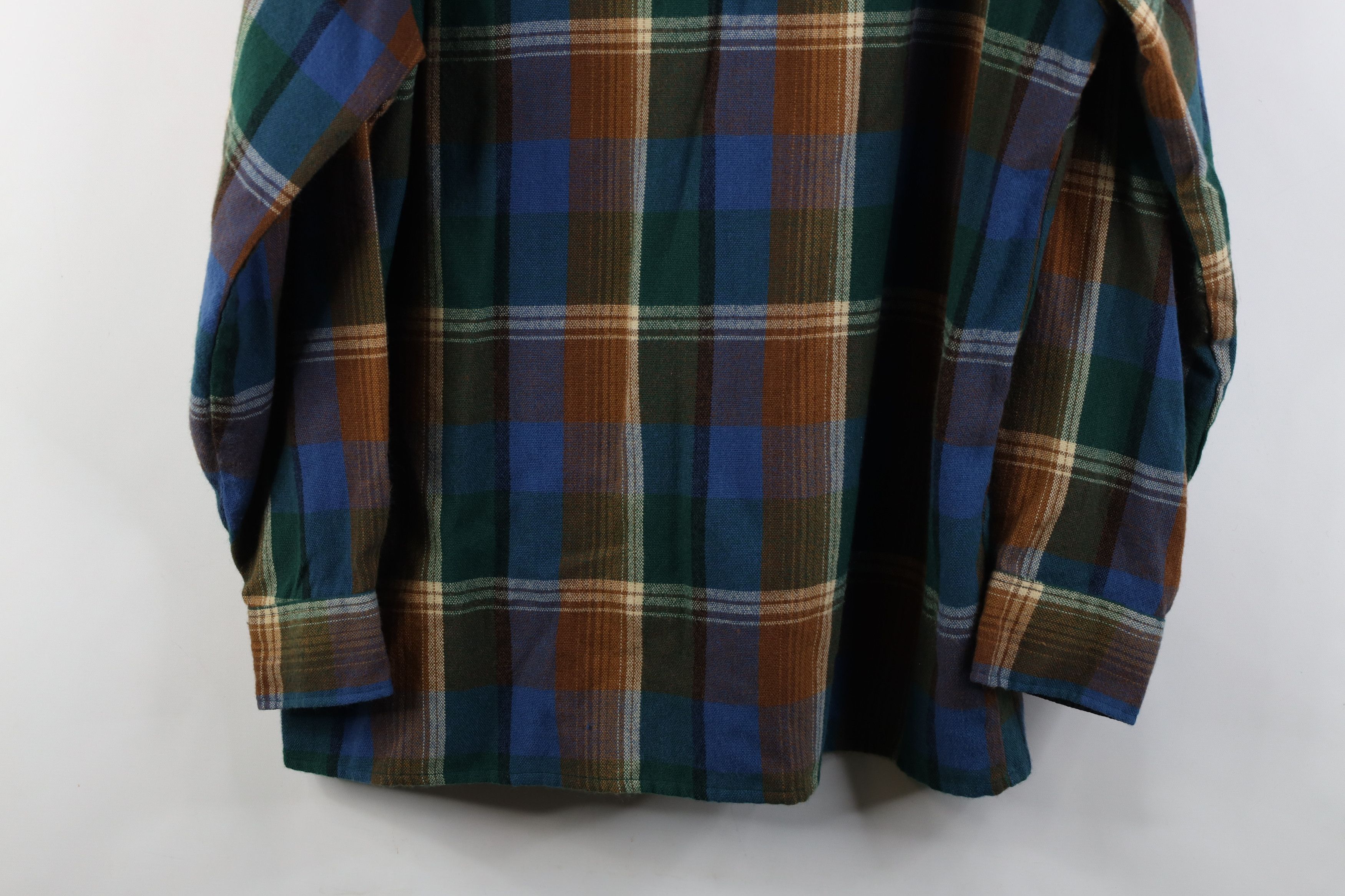Vintage Vintage 80s 90s Streetwear Button Shirt Earth Tone Plaid Size US L / EU 52-54 / 3 - 11 Thumbnail