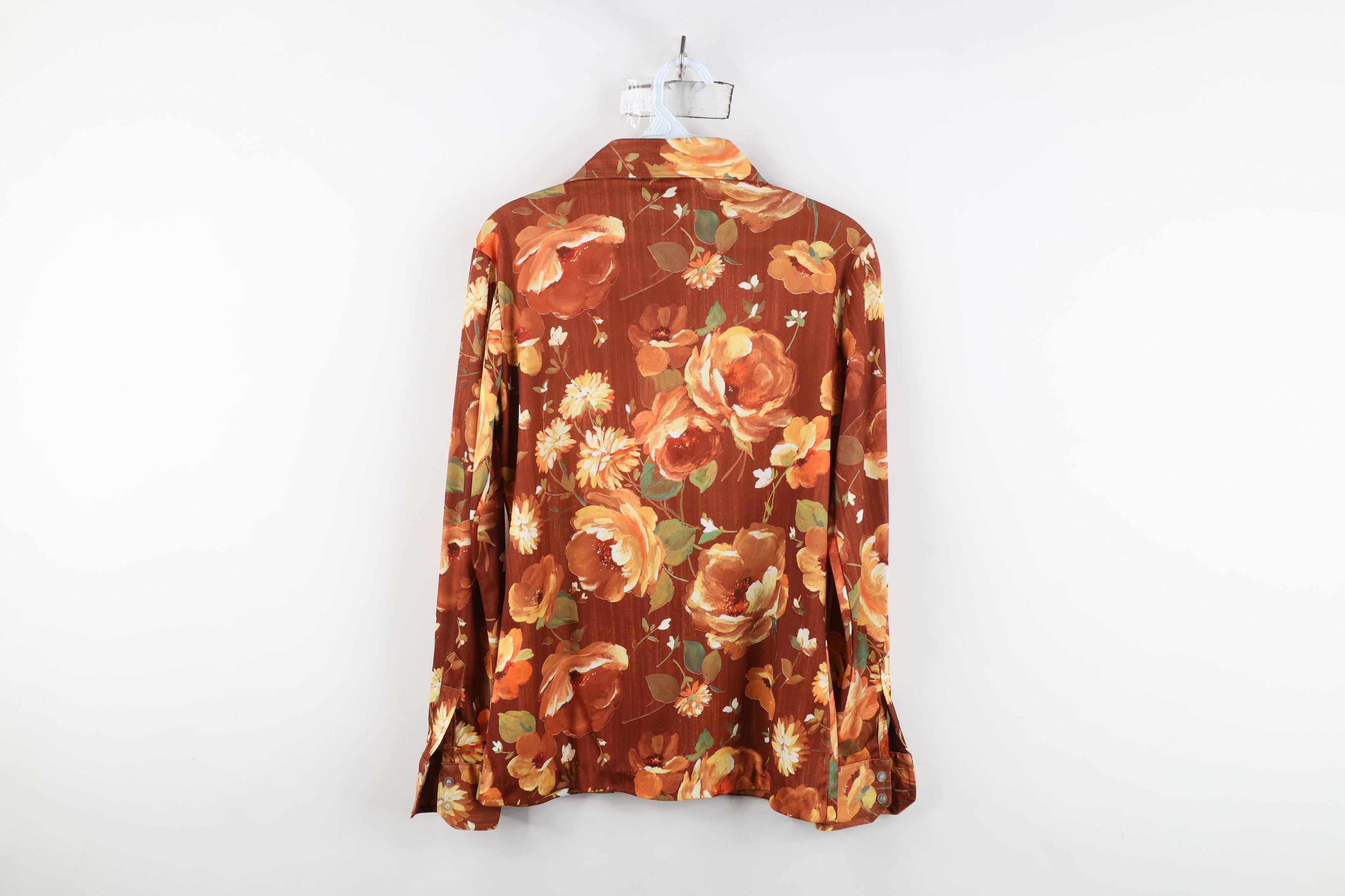 Vintage Vintage 70s Streetwear All Over Print Knit Button Shirt Size XL / US 12-14 / IT 48-50 - 7 Thumbnail