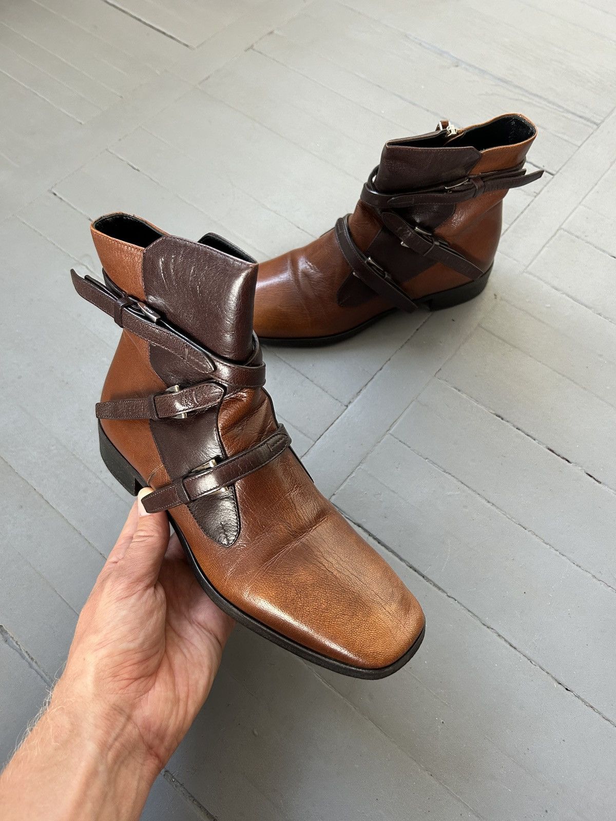 Prada Prada leather boots Size US 7.5 / IT 37.5 - 5 Thumbnail