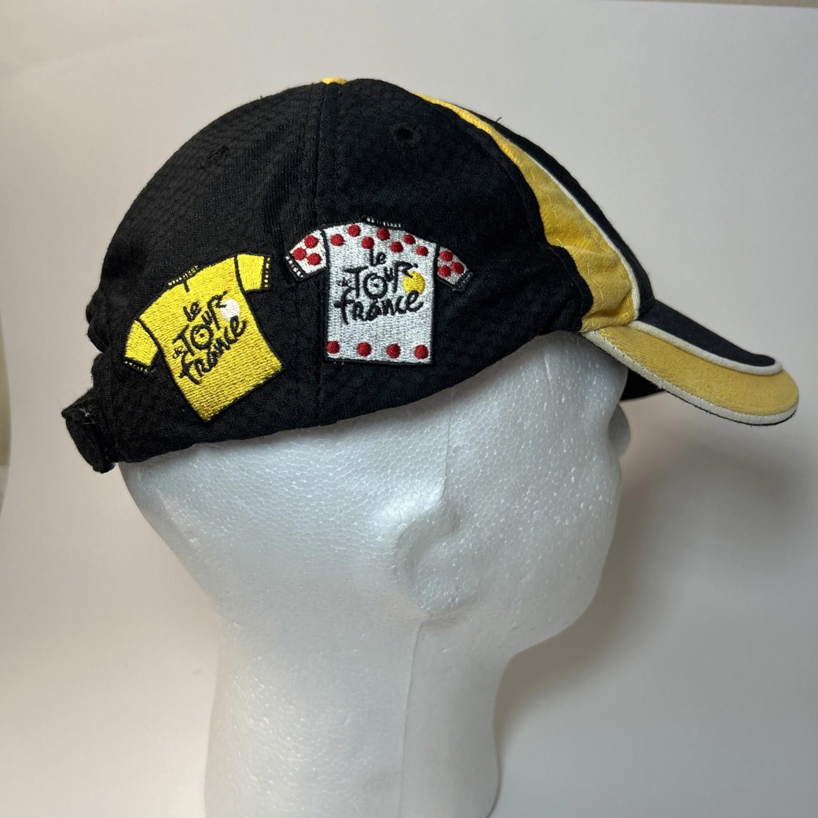Other Le Tour De France Black Cap Vintage Bicycle Race Hat Biking Size ONE SIZE - 2 Thumbnail