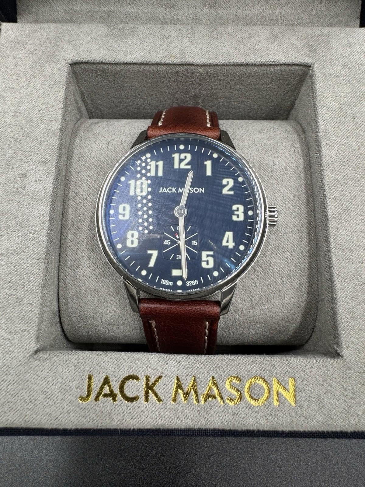 Designer SOLD OUT Jack Mason Field Sub Second Quartz 38mm brown Size ONE SIZE - 2 Thumbnail