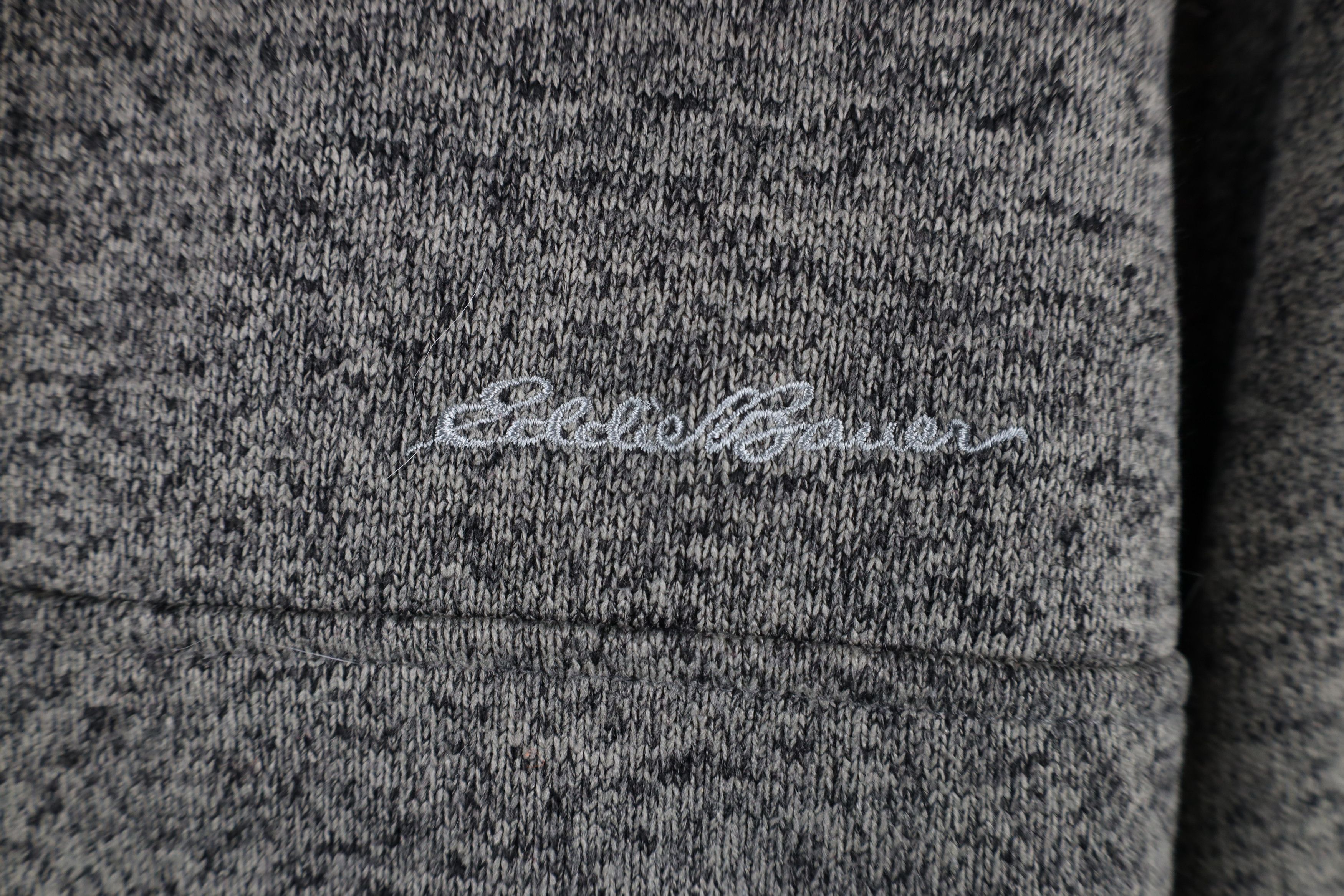 Eddie Bauer × Vintage Vintage Y2K Eddie Bauer Snap Button Pullover Fleece Sweater Size US XL / EU 56 / 4 - 4 Thumbnail