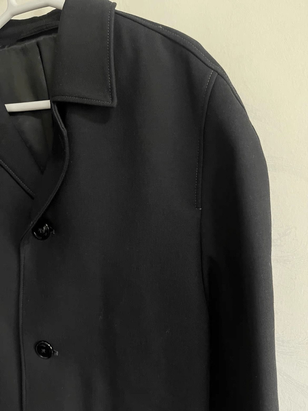 lemaire cropped crombie jacket