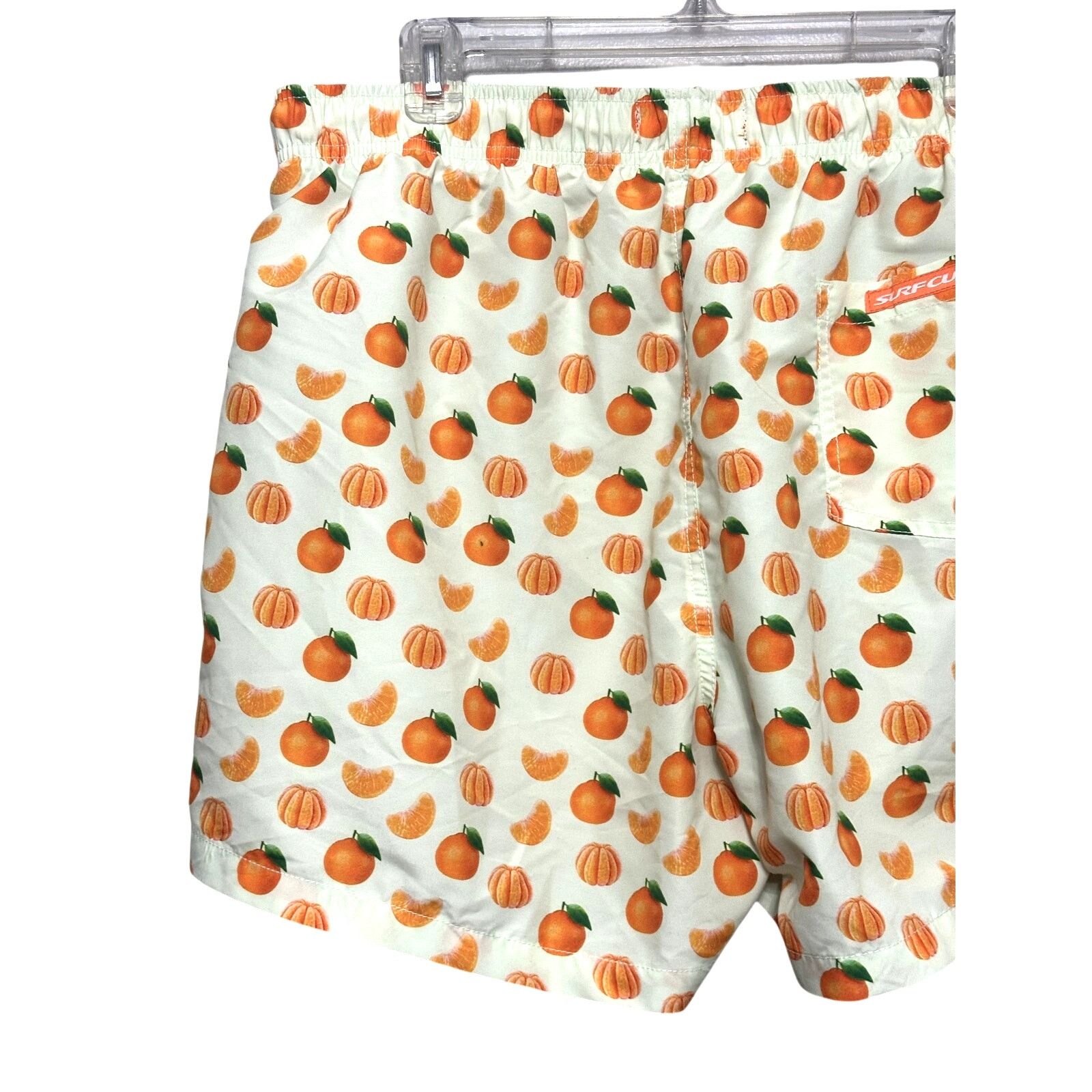 Other Surf Cuz Swim Trunks QuickDry Grove Pattern Orange/Green NWT Size US 36 / EU 52 - 5 Thumbnail