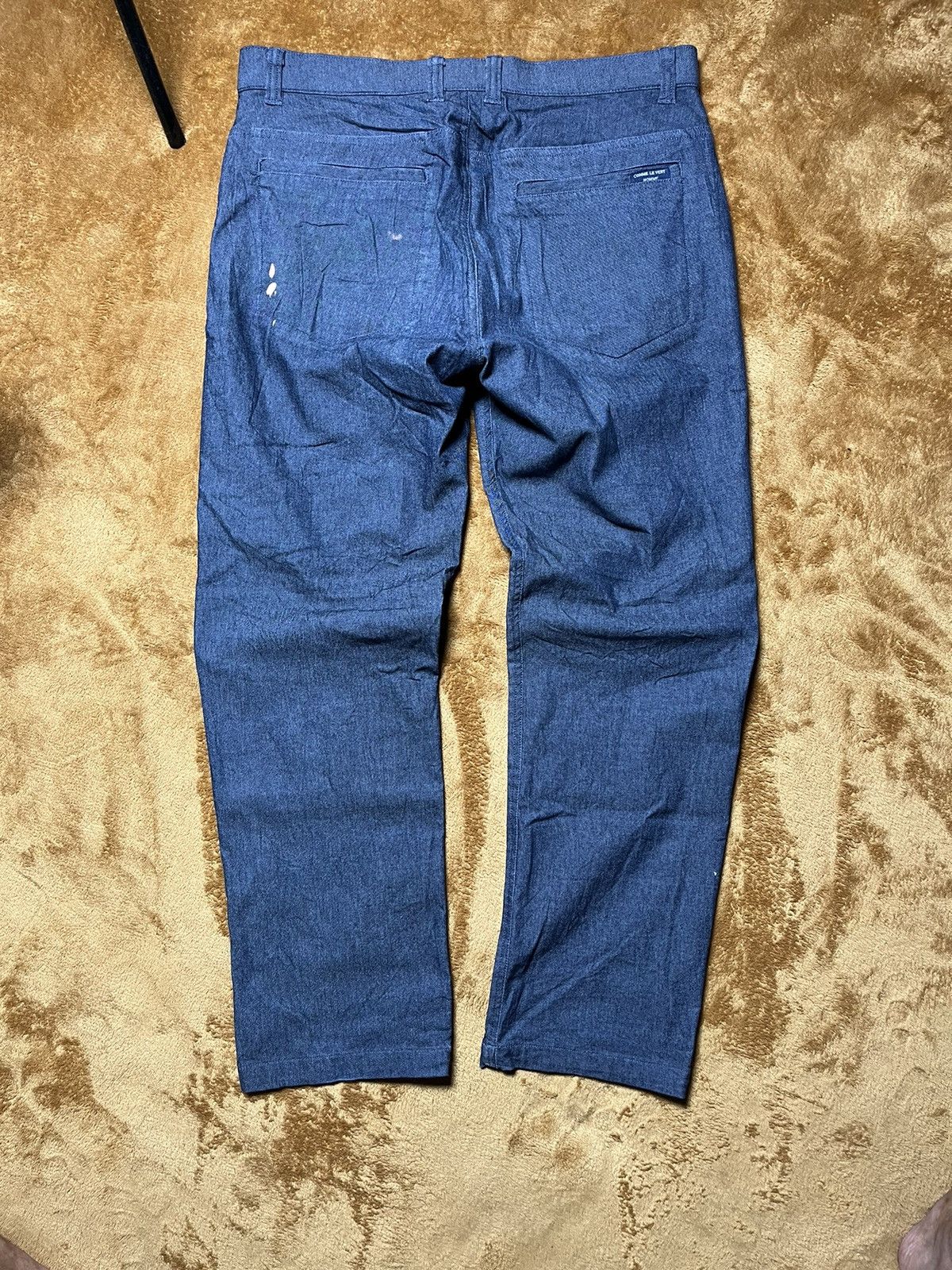 Comme Le Vent Homme Denim Strech Straight Cut Pants
