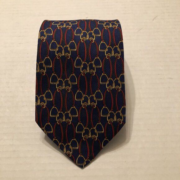 Brooks Brothers brooks brothers men's new navy silk tie 3 5/8" X 59 1/2" Size ONE SIZE - 2 Thumbnail