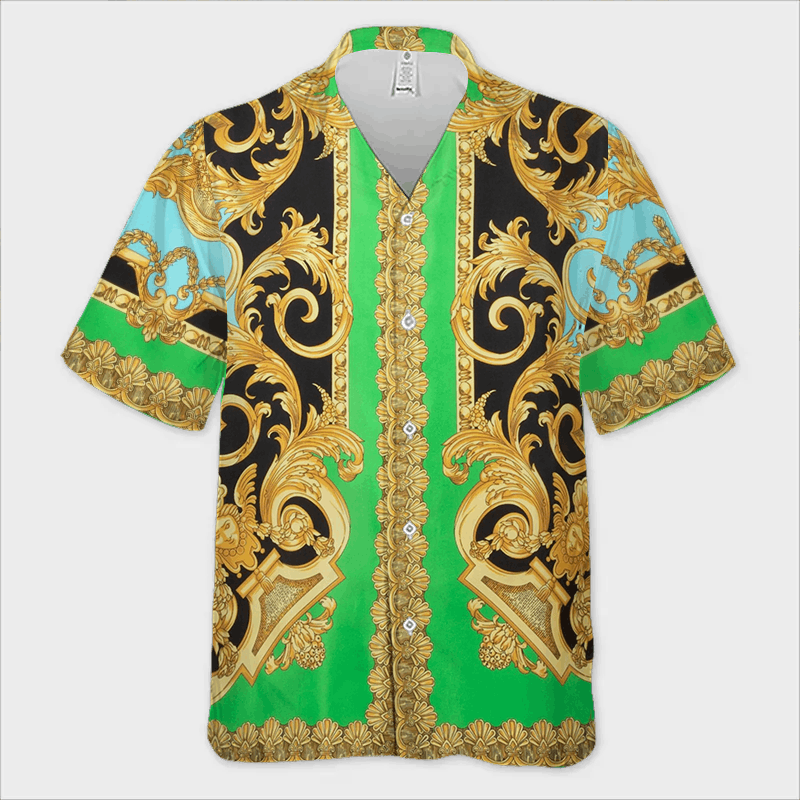 Designer × The Unbranded Brand Barocco-Print Shirt Size US M / EU 48-50 / 2 - 2 Thumbnail