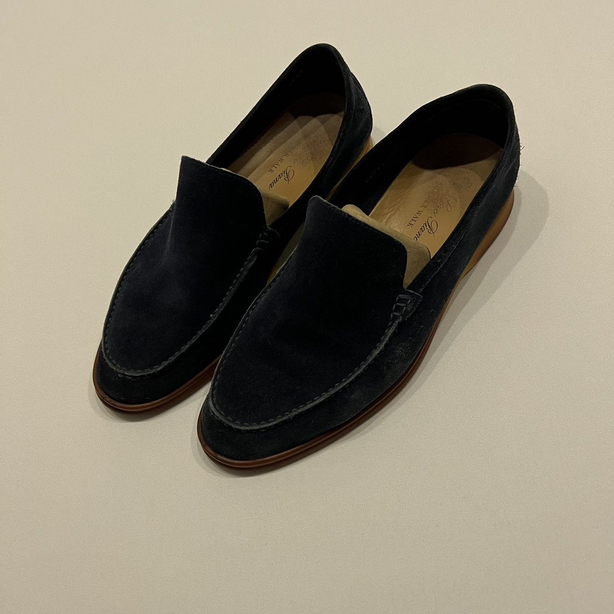 Vintage loafers loro piana summer walk | Grailed