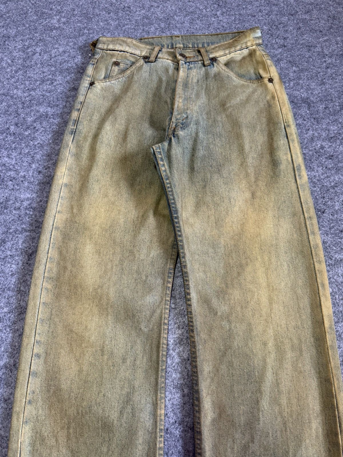 Levi's × Vintage Vintage 90s Levis Orange Tab Muddy Dusty Jeans Size US 28 / EU 44 - 3 Thumbnail