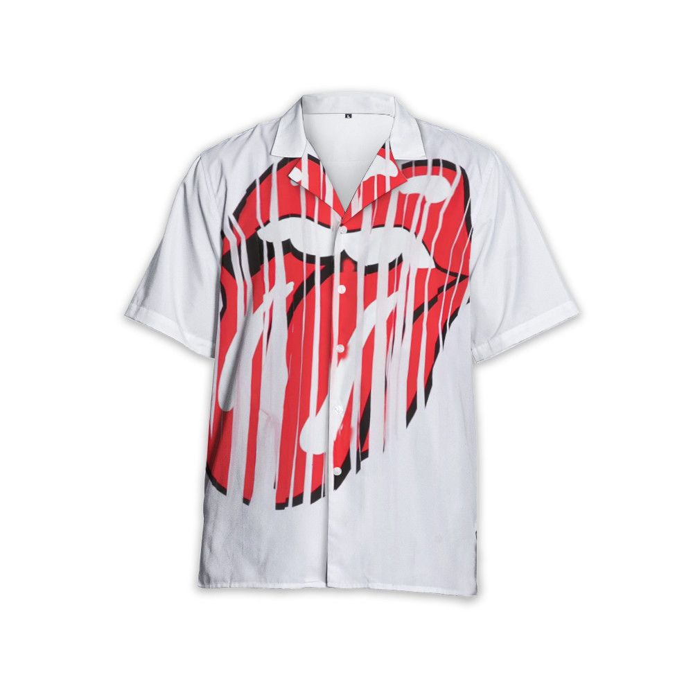 Designer The Rolling Stones Graphic Print Shirt – Iconic Rock Revival Size US S / EU 44-46 / 1 - 3 Thumbnail