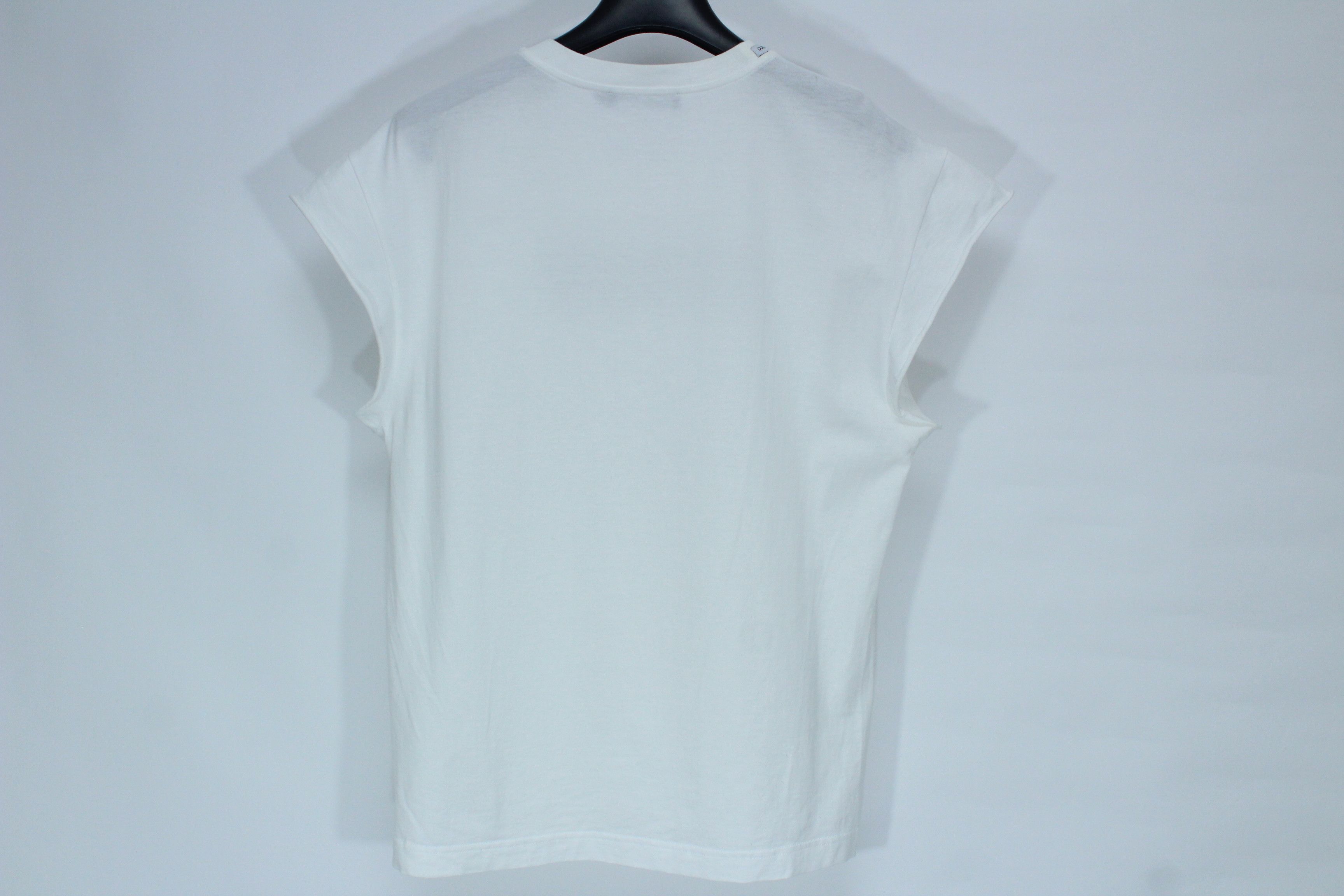 Dolce & Gabbana Dolce & Gabbana White DG 58.62 Patch T-Shirt Size US S / EU 44-46 / 1 - 5 Thumbnail