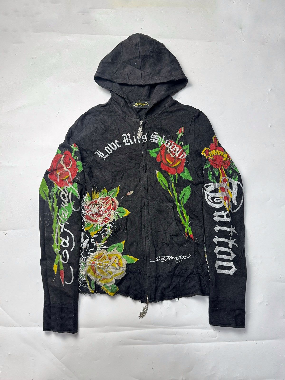 If Six Was Nine Gothic Ifsix Ed Hardy Hoodie Zipper Size US S / EU 44-46 / 1 - 1 Thumbnail
