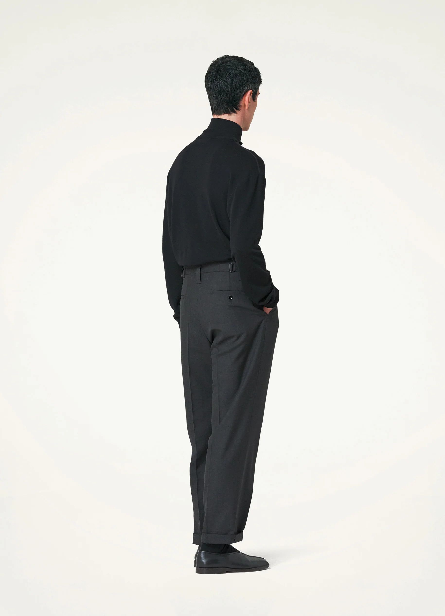 Lemaire LEMAIRE one pleat pants CAVIAR (46) Size US 30 / EU 46 - 2 Thumbnail