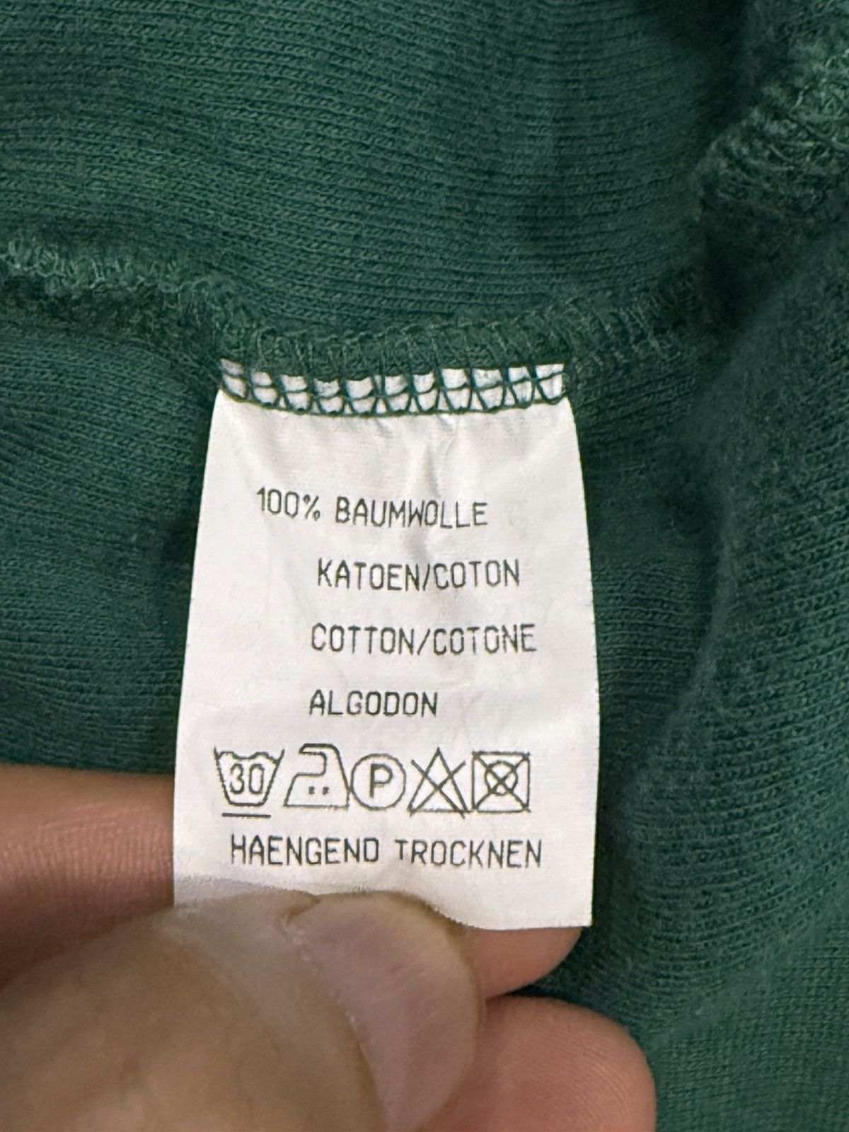 Yves Saint Laurent 90s YSL Sweatshirt 1/4 Quarter Zip Green Vintage Sweater Size US M / EU 48-50 / 2 - 10 Thumbnail
