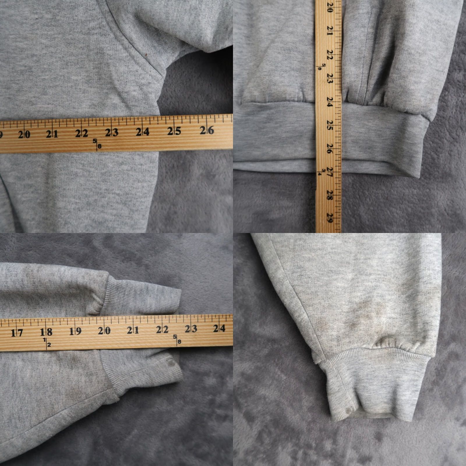 Vintage VINTAGE Franklin Hoodie Main Zip Gray XL Adult 90s Warm Lined Thermal Pockets Full Zip Mens Size US XL / EU 56 / 4 - 8 Thumbnail