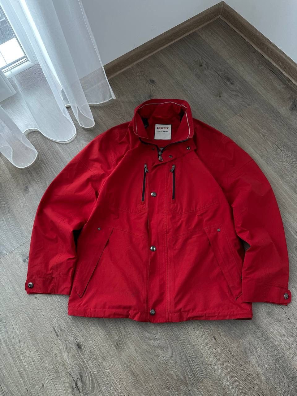 Goretex × Pierre Cardin × Vintage Vintage Pierre Cardin Red Zip Gore-Tex Jacket Size US M / EU 48-50 / 2 - 10 Thumbnail
