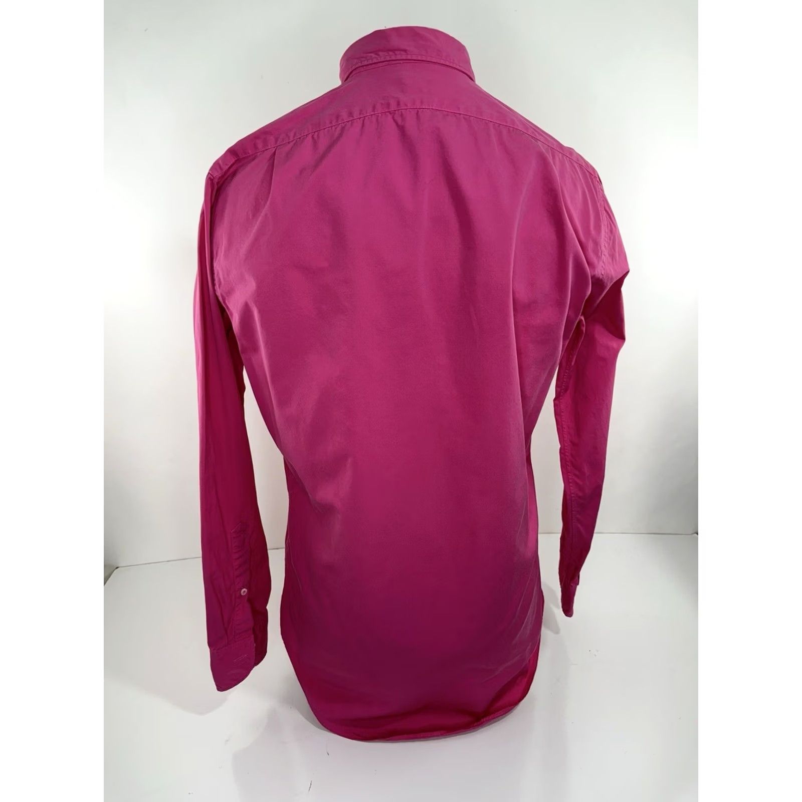 Sid Mashburn Sid Mashburn - Mens M Button-Up Long Sleeve Pink Shirt Size US M / EU 48-50 / 2 - 4 Thumbnail