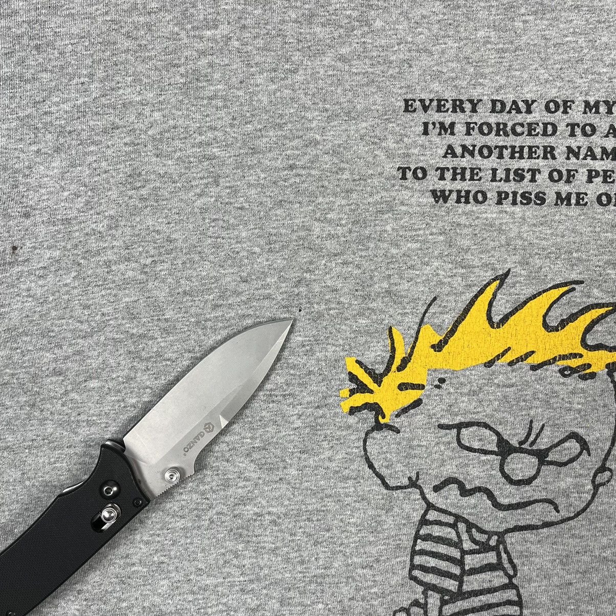 Cartoon Network Vintage Calvin and Hobbs Cartoon Humor T Shirt 90’s Size US M / EU 48-50 / 2 - 13 Thumbnail