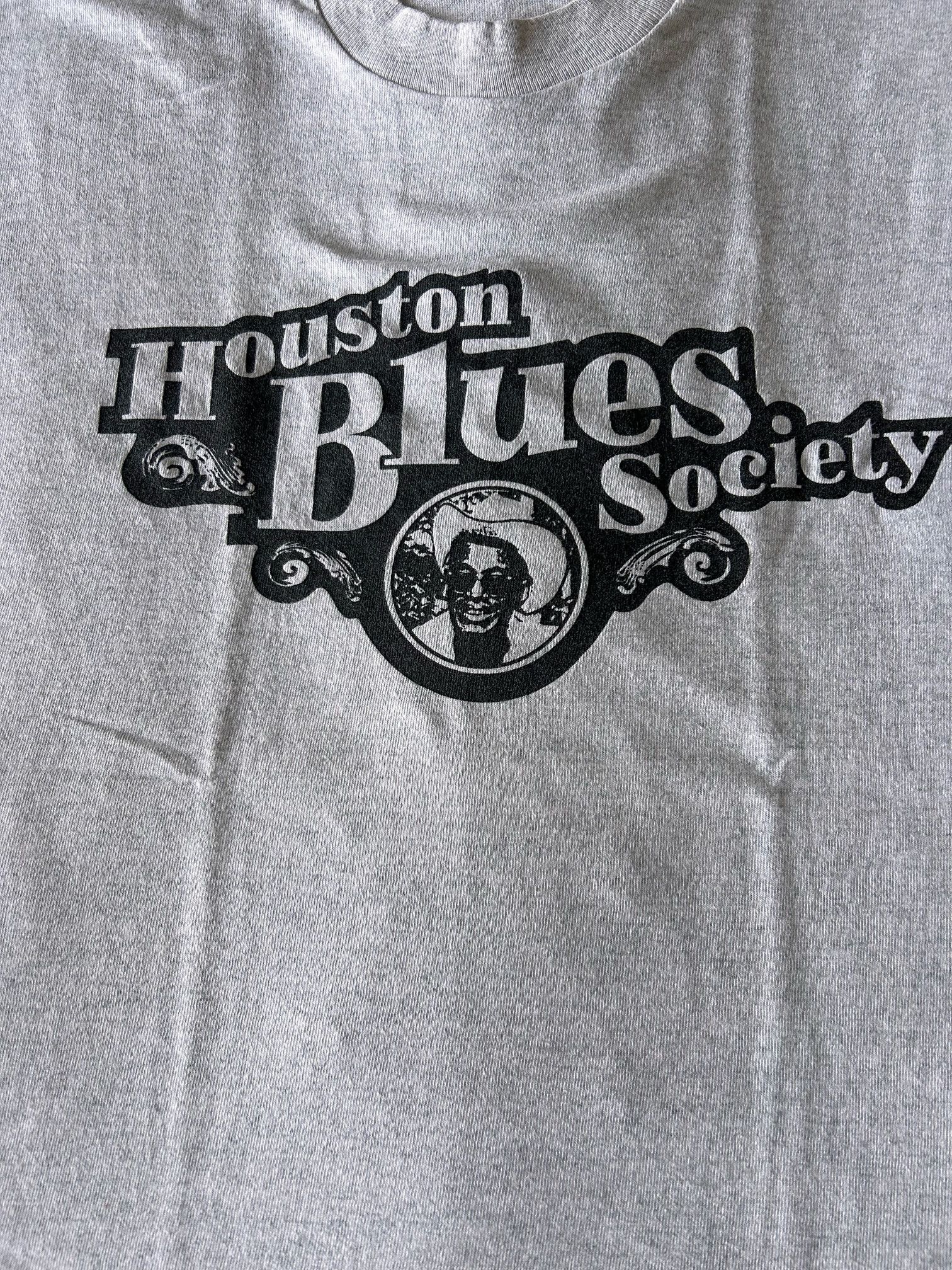 Vintage 1992 Houston Blues Society Tee Single Stitch Size US L / EU 52-54 / 3 - 4 Thumbnail