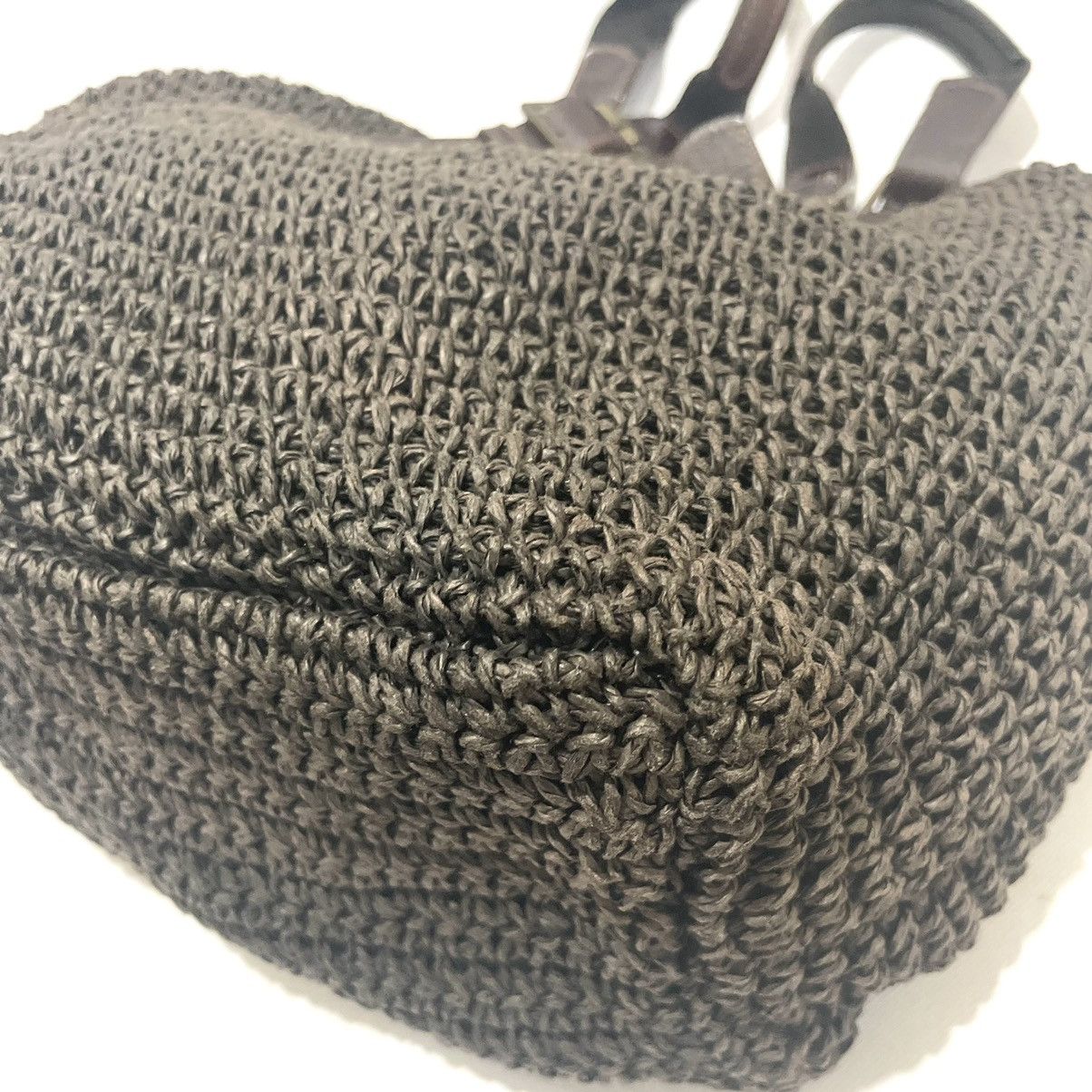 Lauren Ralph Lauren Vintage Brown Woven Tote Bag Size ONE SIZE - 17 Thumbnail