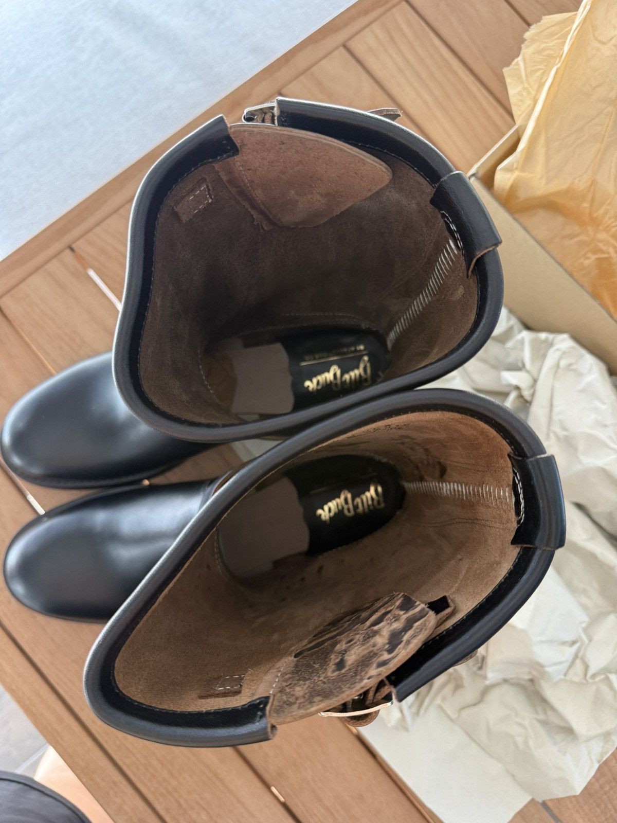 ATTRACTIONS Attractions Lot 444 Engineer Boot Black Horsebutt Sz 11.5 Size US 11.5 / EU 44-45 - 3 Thumbnail