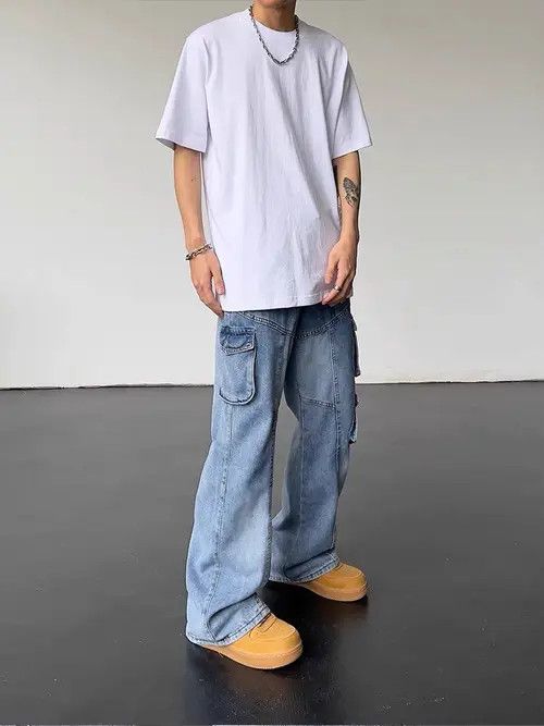 Japanese Brand Vintage harajuku style denim pants Size US 29 - 4 Thumbnail