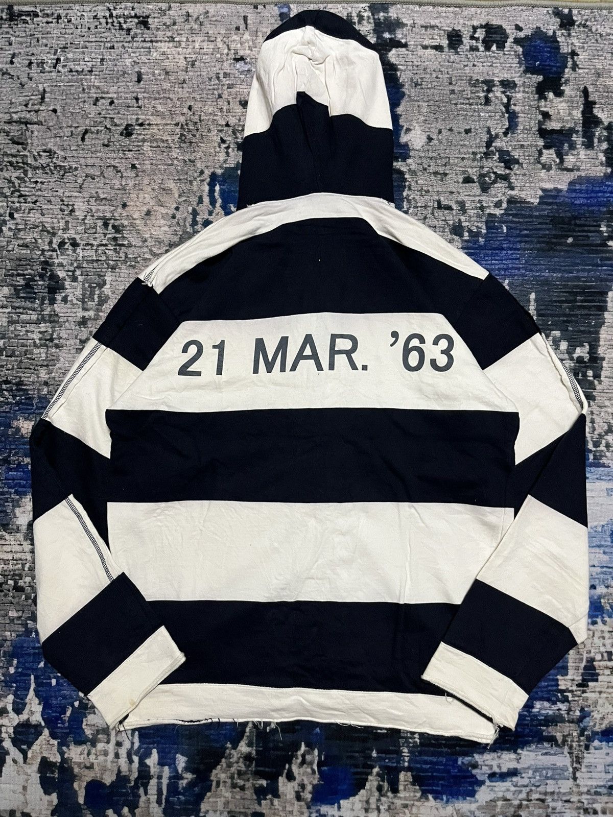 PPFM 🔥RARE PPFM PUNK JAIL STYLE ZIPPER HOODIE Size US L / EU 52-54 / 3 - 2 Thumbnail