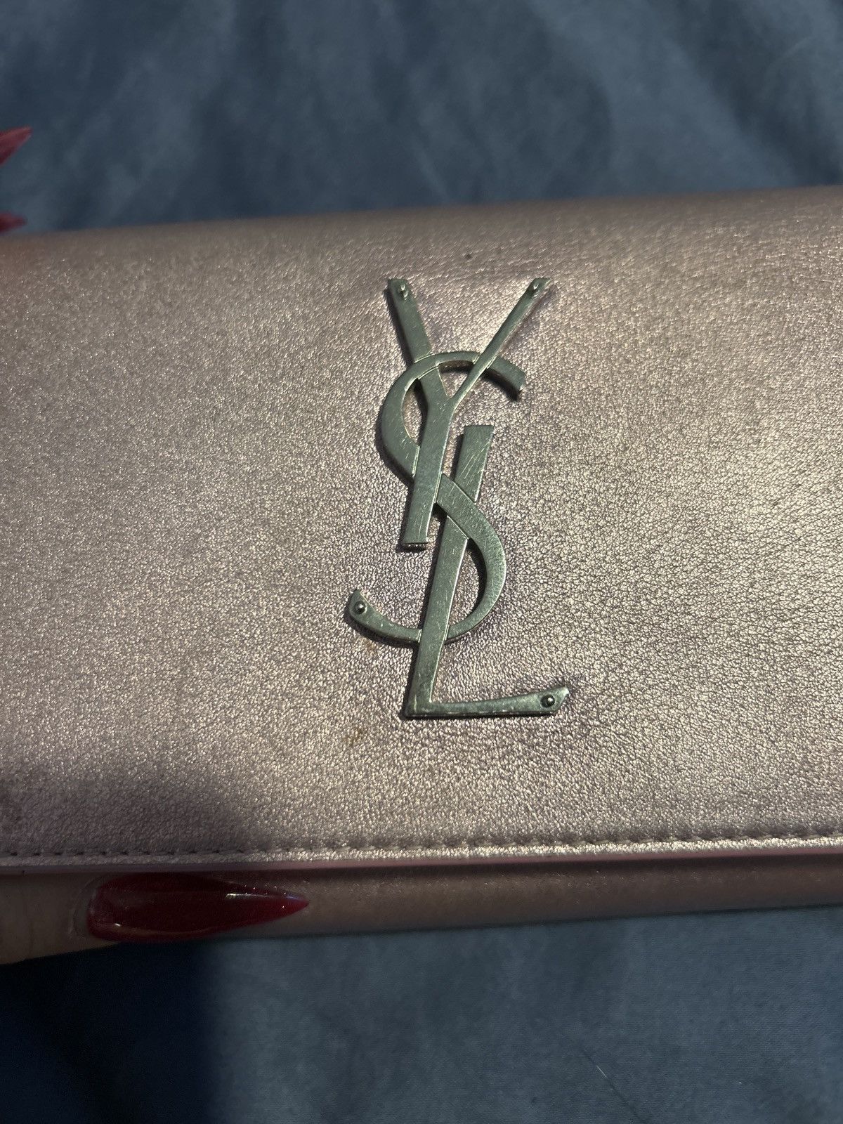 Saint Laurent Paris Saint laurent metallic pink long wallet Size ONE SIZE - 3 Thumbnail