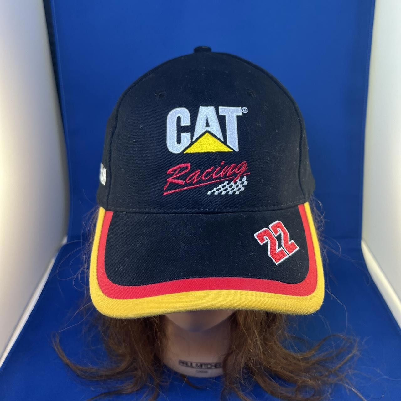 Caterpillar CAT Racing Hat - Ward Burton #22 NASCAR Cap Size ONE SIZE - 1 Thumbnail