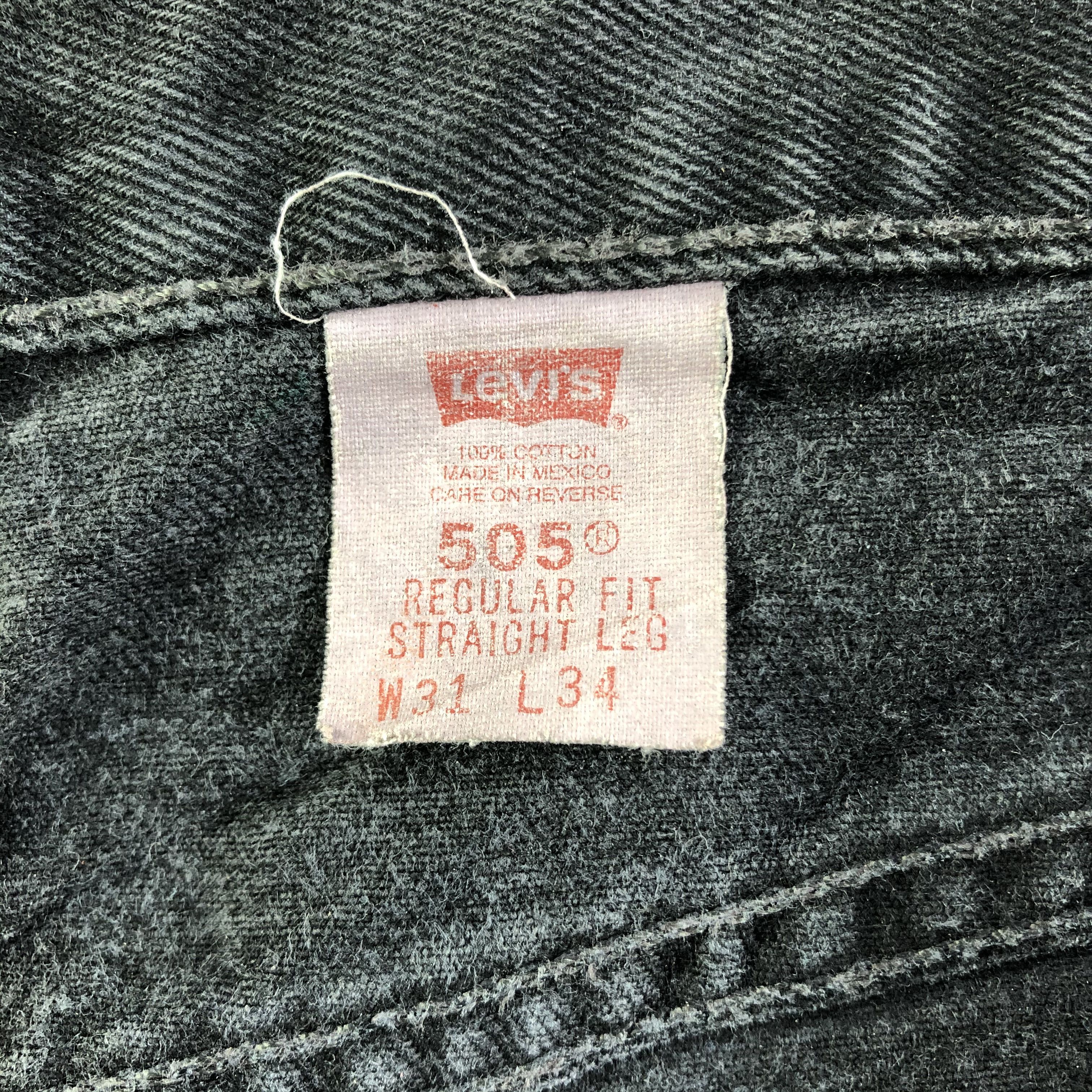 Levi's Vintage 90s Levis 505 Jeans-J3081 Size US 31 - 9 Thumbnail
