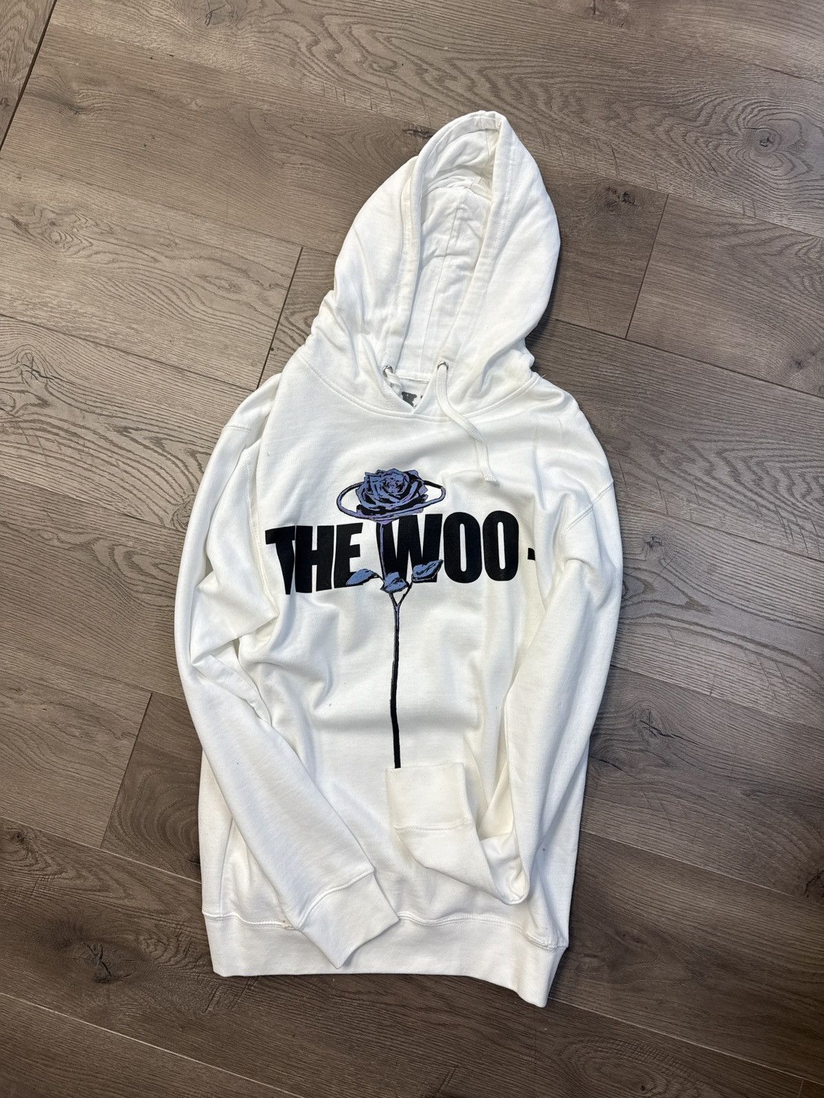 Vlone Vlone pop smoke the woo hooded sweatshirt medium white Size US M / EU 48-50 / 2 - 1 Thumbnail
