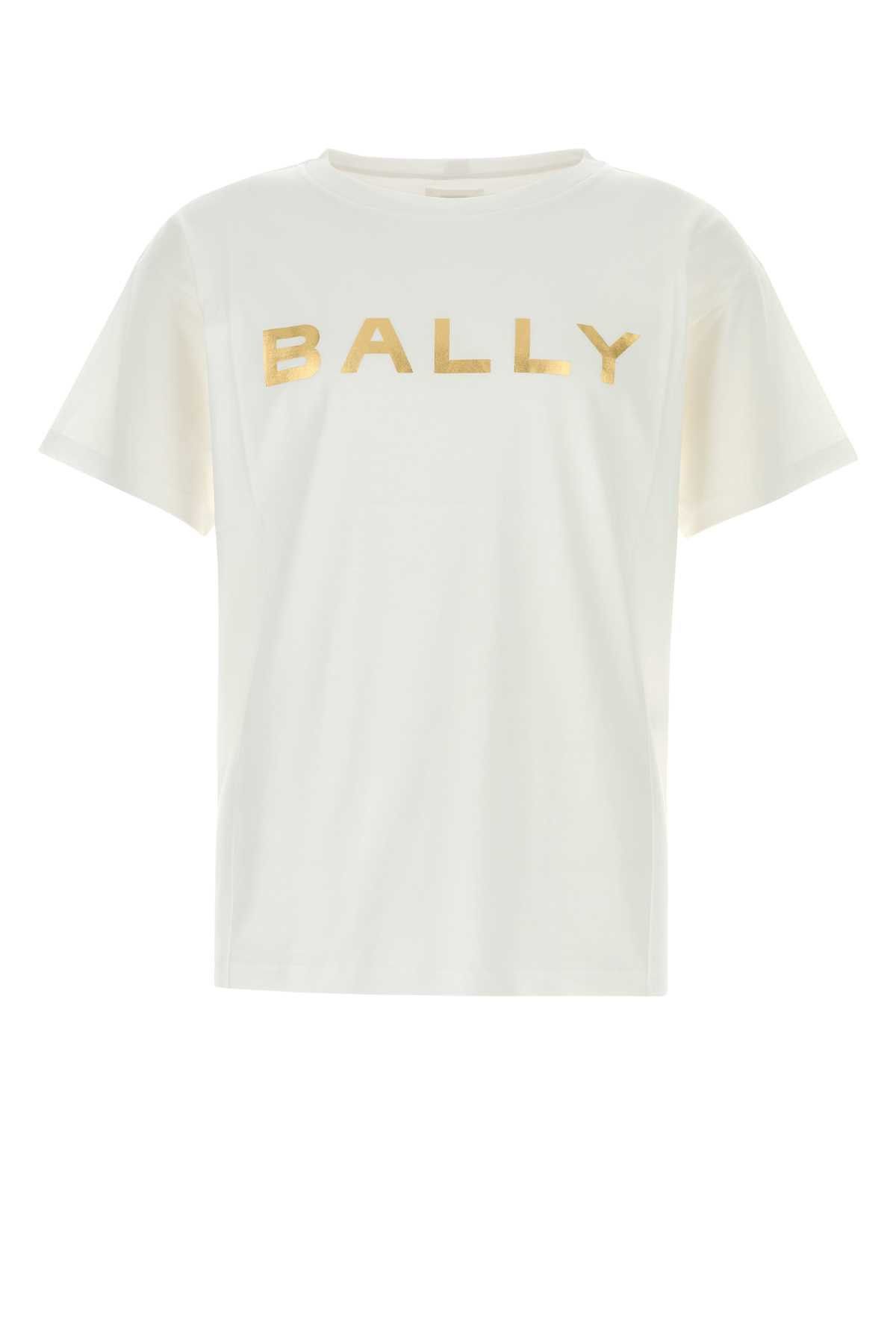 Bally White Cotton T-Shirt Size US S / EU 44-46 / 1 - 1 Thumbnail