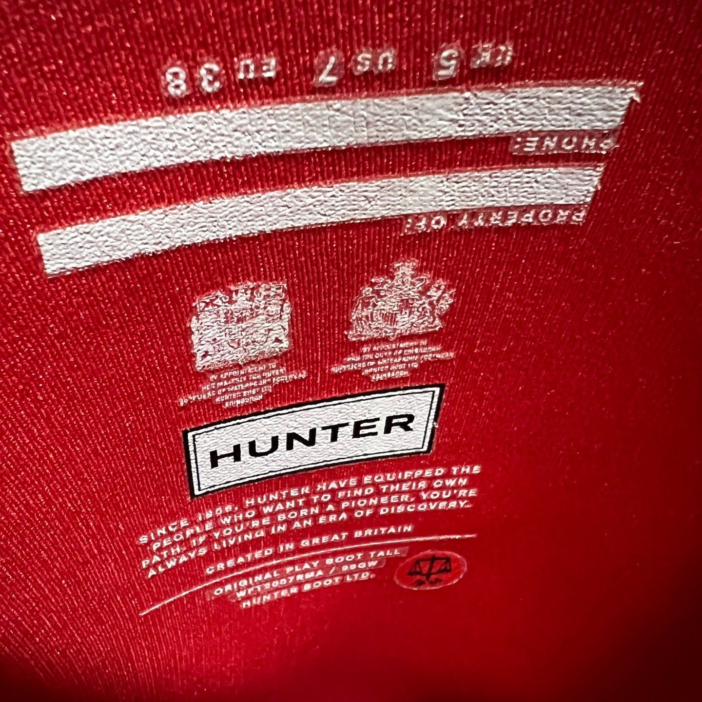 Hunter (SOLD OUT)Hunter original play tall wellington boots Size US 7.5 / IT 37.5 - 5 Thumbnail