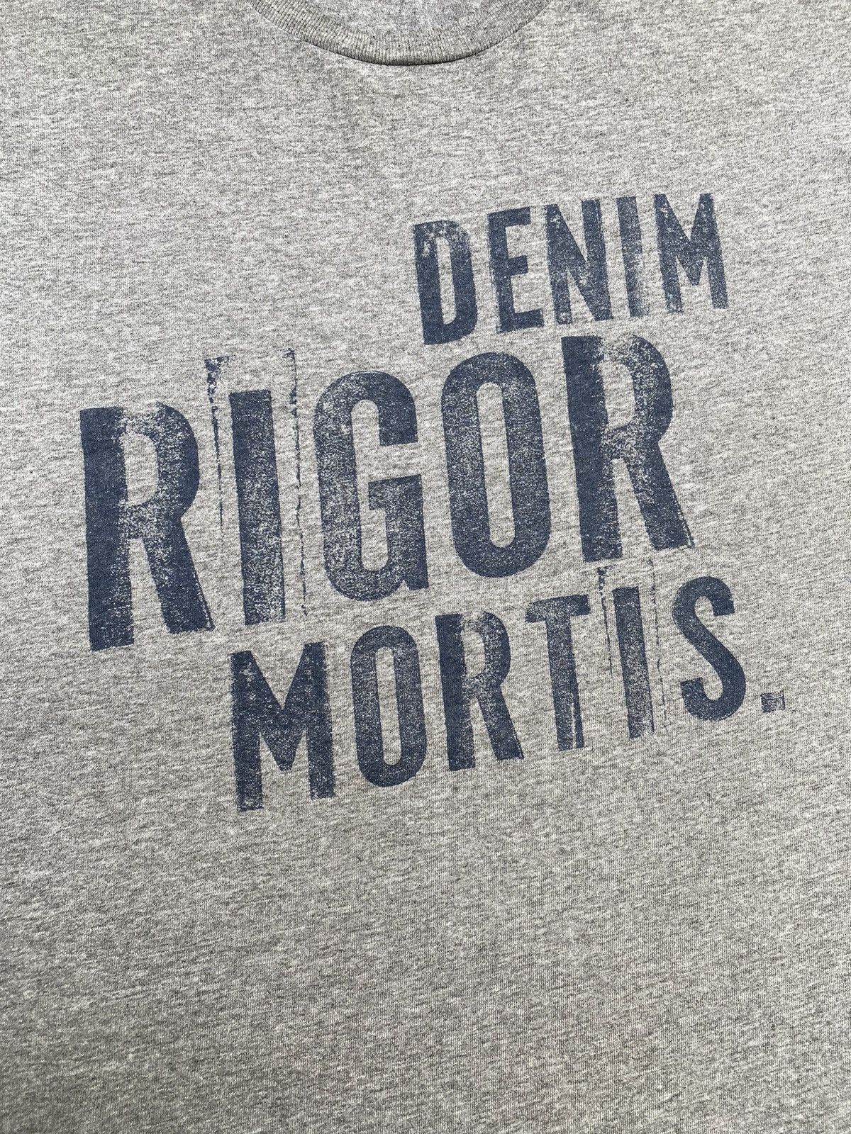 Levi's × Levi's Vintage Clothing × Vintage Vintage Levis Denim Rigor Mortis Tees Size US XL / EU 56 / 4 - 4 Thumbnail