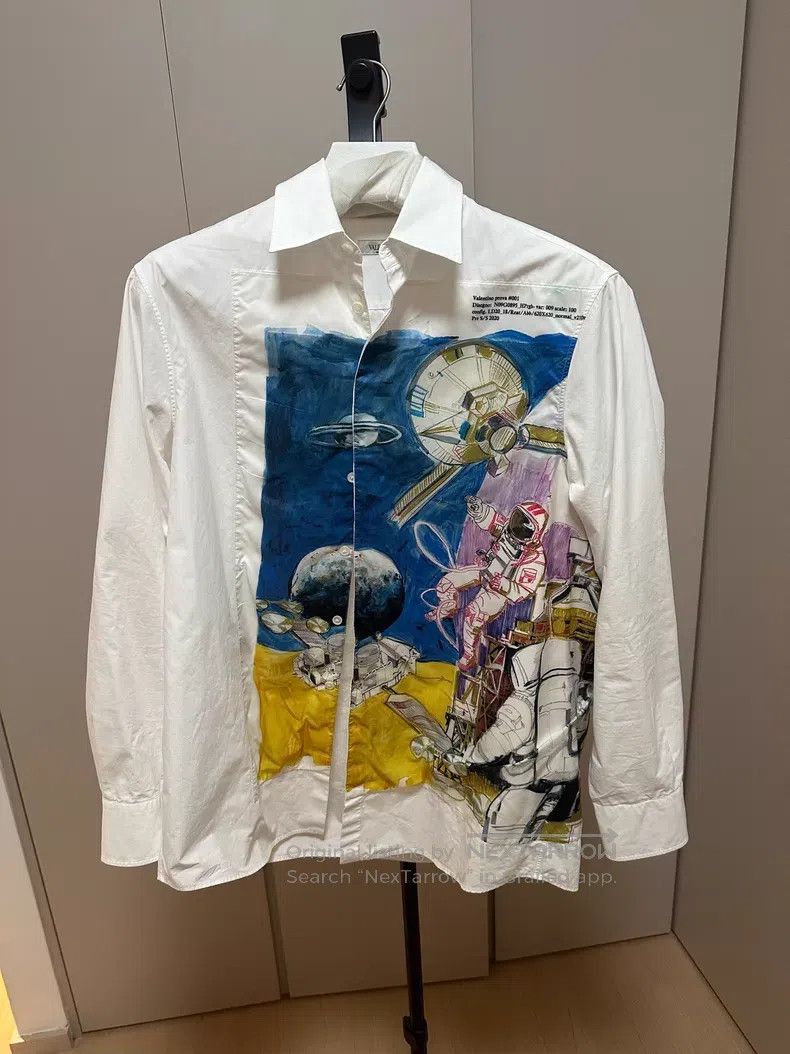 Valentino Valentino Astronaut print long-sleeved shirt Size US L / EU 52-54 / 3 - 1 Thumbnail
