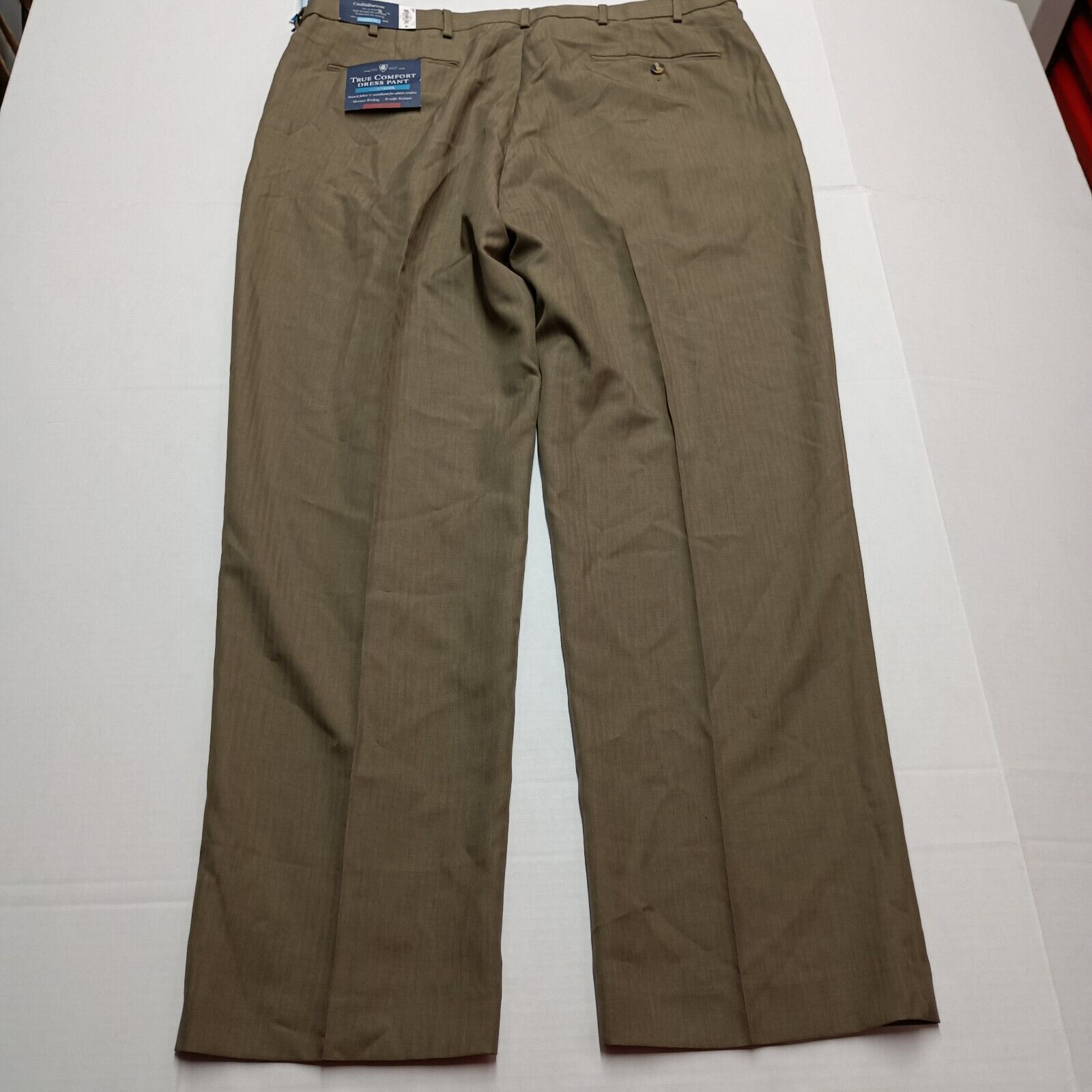 Croft & Barrow Croft & Barrow Dress Pants Men's 40x32 Tan Classic Fit Size US 40 / EU 56 - 7 Thumbnail