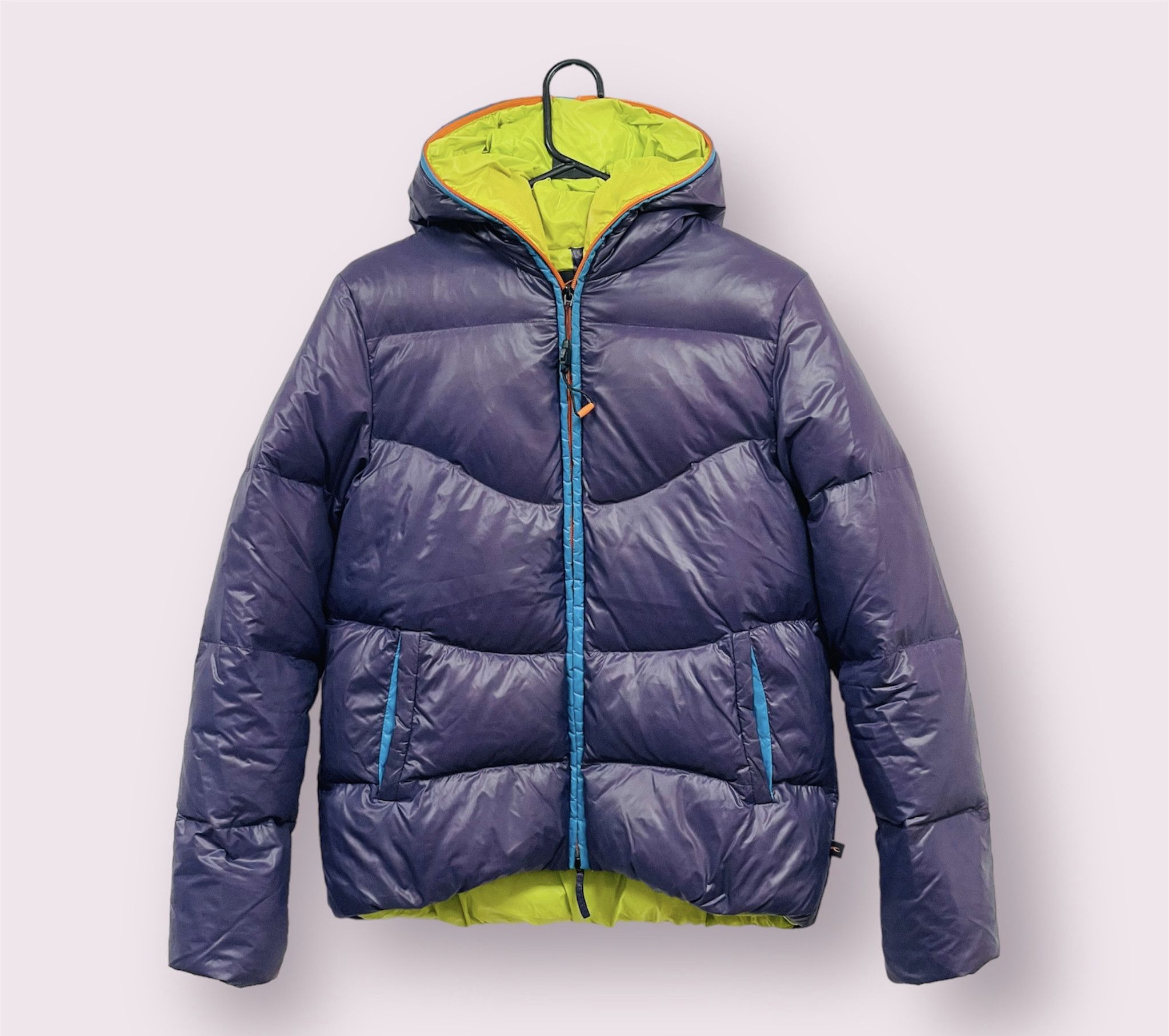 image of Kjus Women's Purple Nylon Goose Down Puffer Ski Jacket (Size Medium)