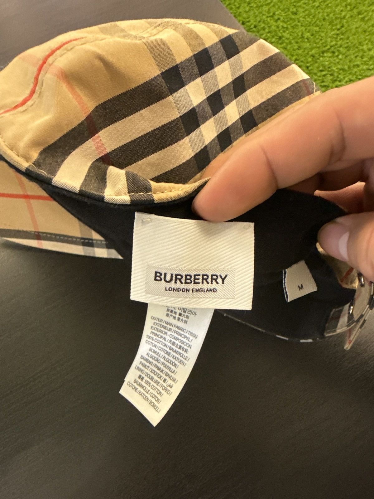 Burberry × Vintage Burberry Hat Size ONE SIZE - 8 Thumbnail
