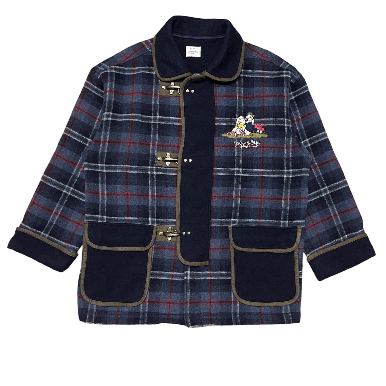 Jean Charles De Castelbajac Vintage Jean Charles De Castelbajac Checkered Wool Jacket Size US L / EU 52-54 / 3 - 1 Thumbnail