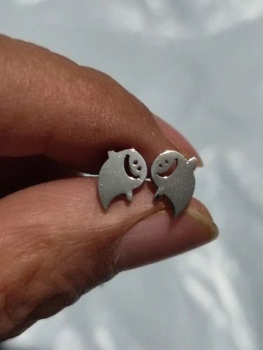 Jewelry Cute Ghost Earrings Charm Earring Gift Size ONE SIZE - 1 Thumbnail