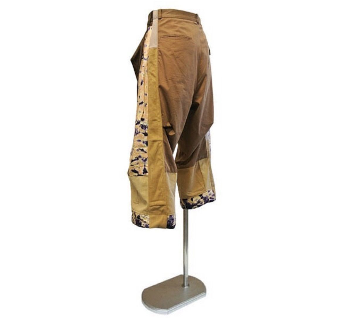 Japanese Brand remake tie dye mix cropped wide pants Size US 28 / EU 44 - 2 Thumbnail