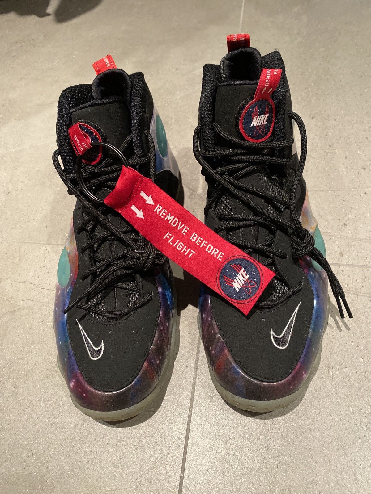 image of Nike Zoom Rookie Premium "galaxy" Sneakers in Galaxy Glitter, Men's (Size 12)