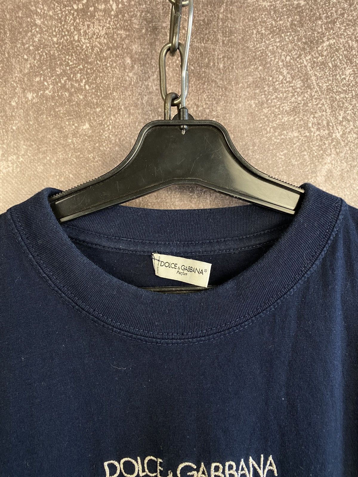 Designer × Dolce & Gabbana Dolce & Gabbana Parfum T-Shirt x Vintage Size US XL / EU 56 / 4 - 4 Thumbnail