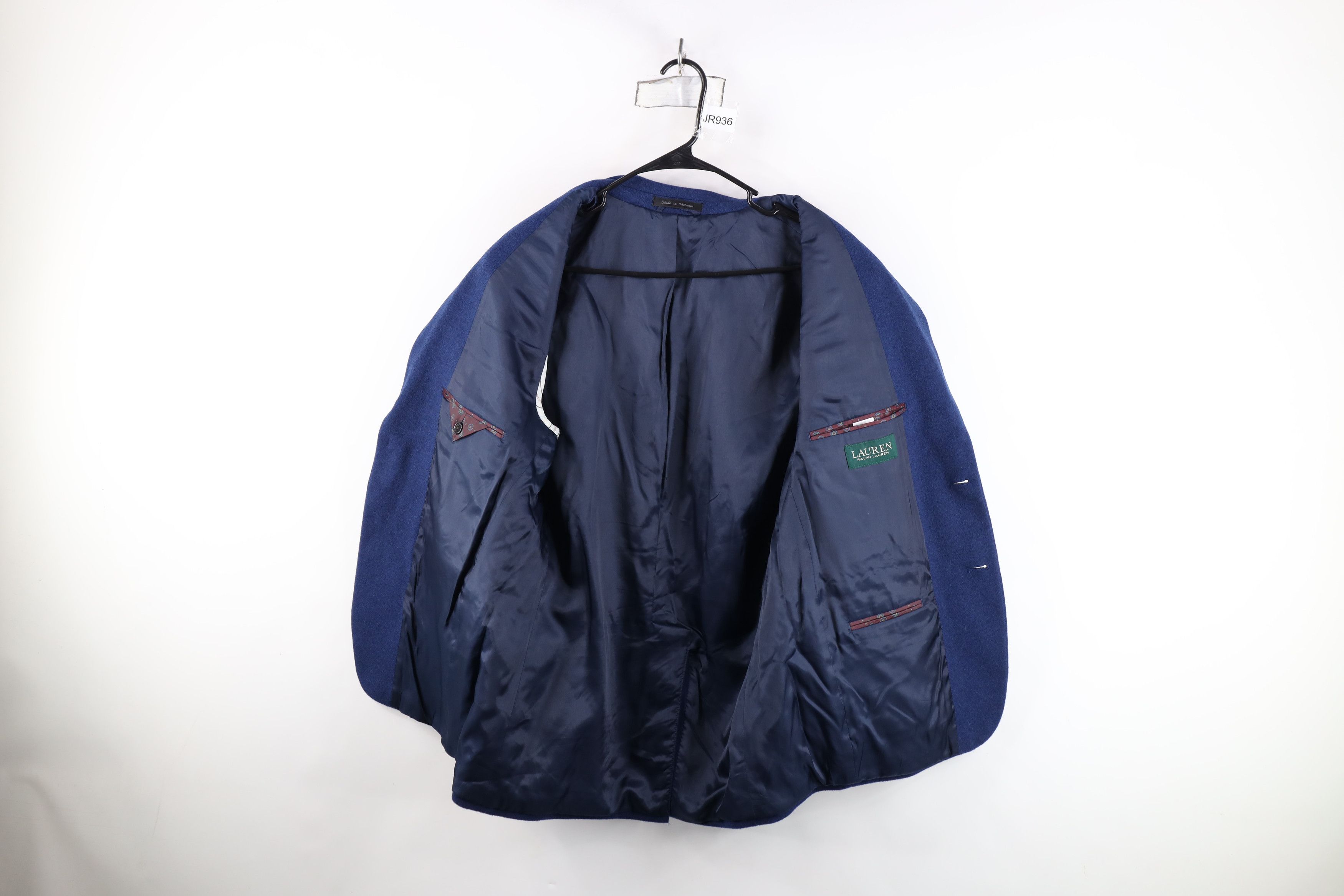Ralph Lauren Ralph Lauren Silk Cashmere Suit Coat Blazer Jacket Blue Size US XL / EU 56 / 4 - 9 Thumbnail