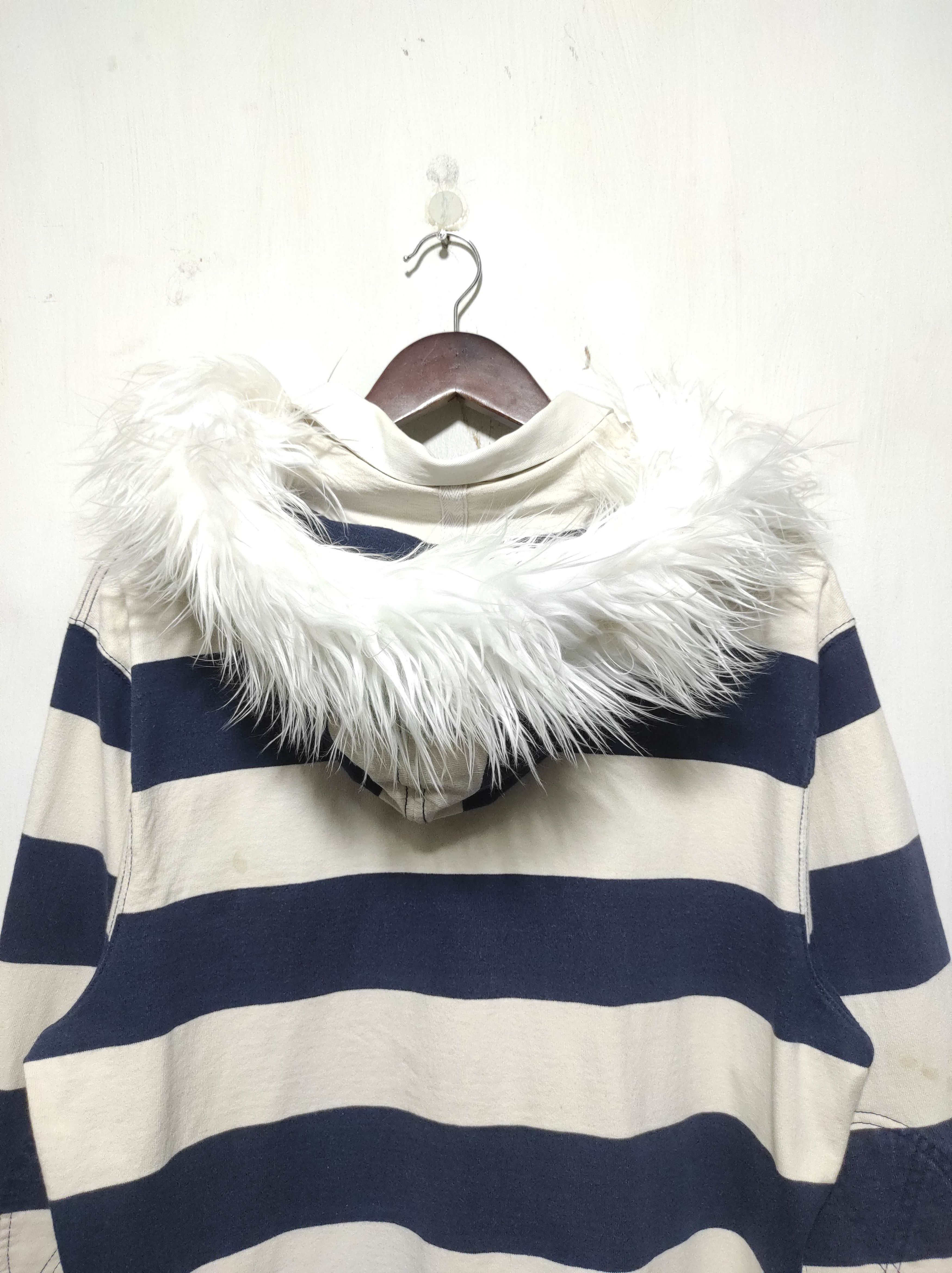 Polo Ralph Lauren Polo Ralph Lauren Stripe fur Hoodie Size US XL / EU 56 / 4 - 15 Thumbnail