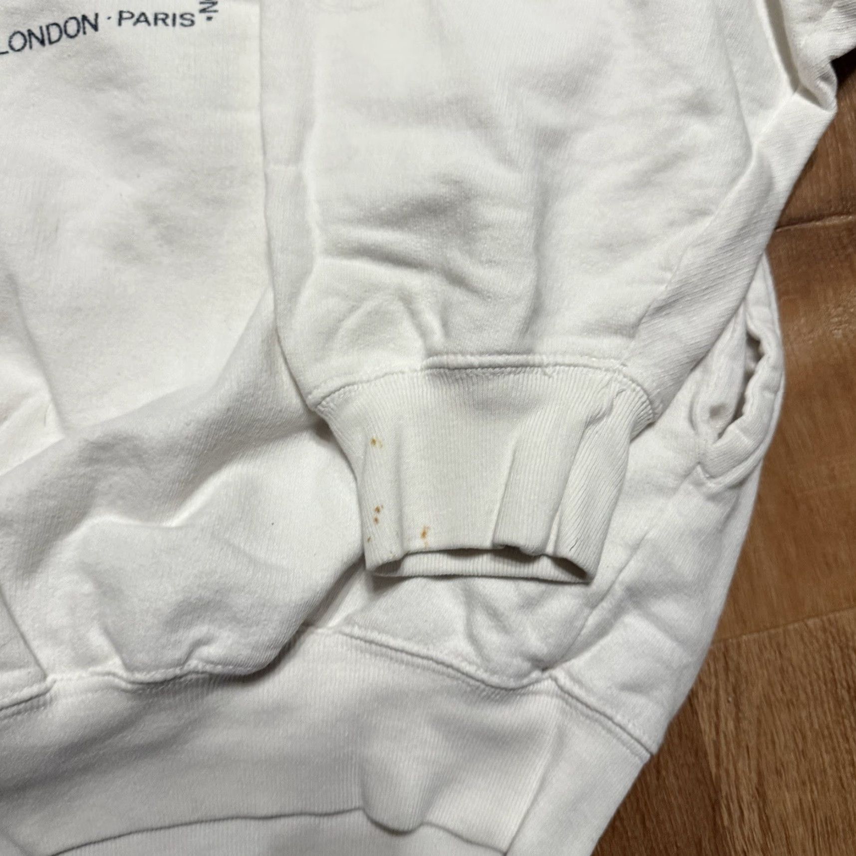 Guess VINTAGE Guess USA Quarter Zip Sweatshirt White L Mens 90s Size US L / EU 52-54 / 3 - 7 Thumbnail