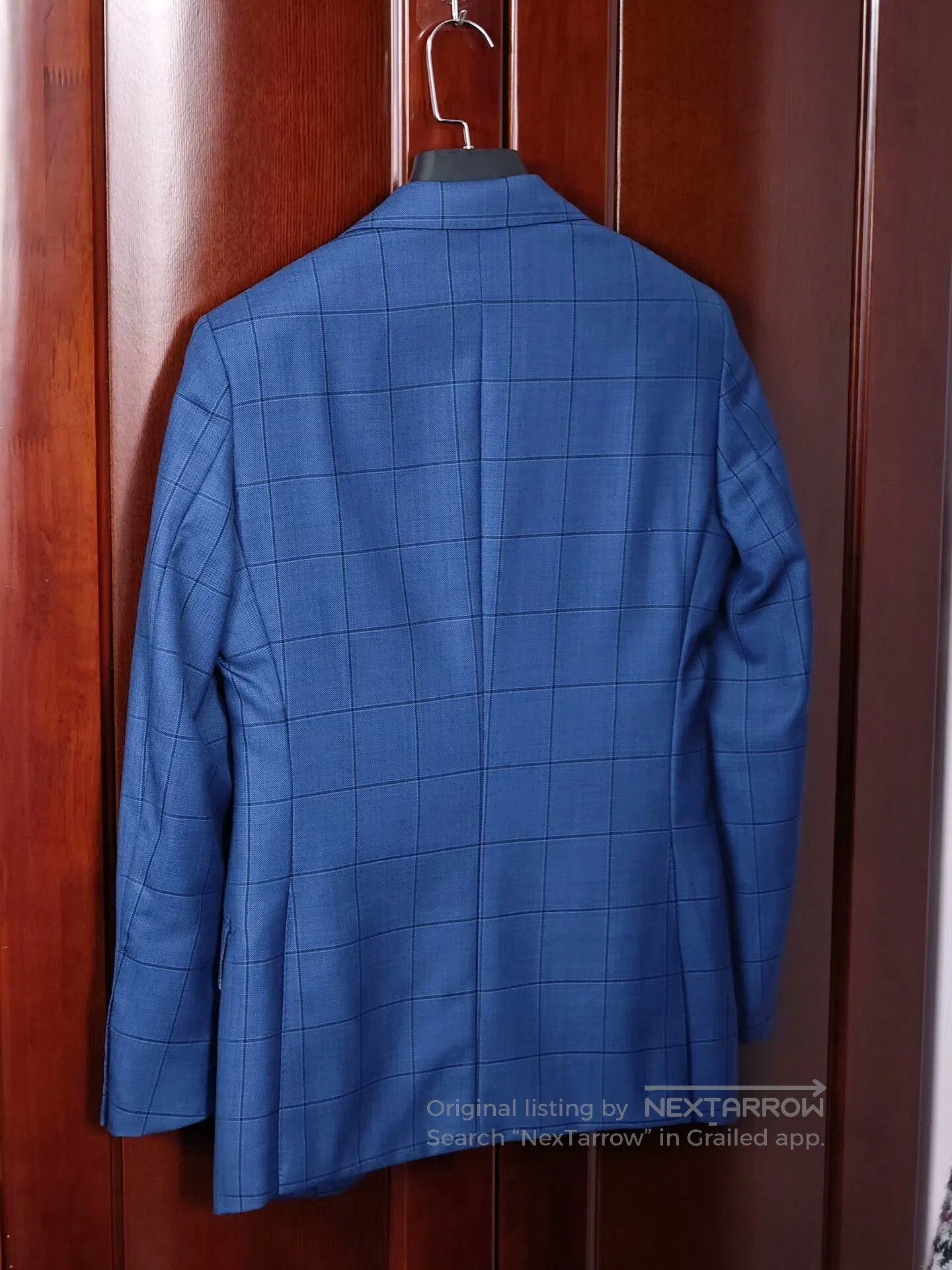 Japanese Brand Custom Blue Wool Jacket. Size US XS / EU 42 / 0 - 8 Thumbnail